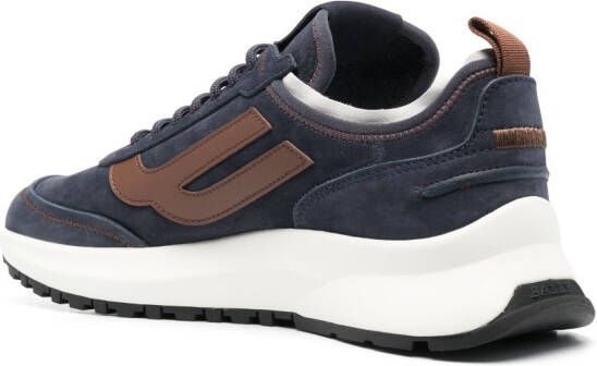 Bally Schuhe suède sneakers Blauw