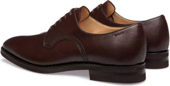 Bally Suède Oxford schoenen Bruin