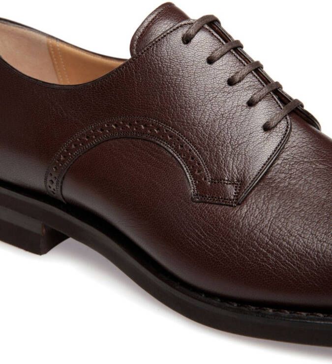 Bally Suède Oxford schoenen Bruin