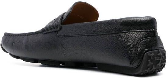 Bally Leren loafers Zwart