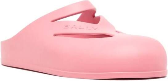 Bally Slippers met ronde neus Roze