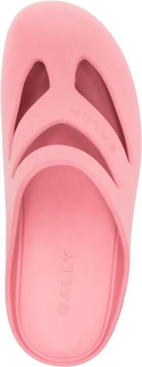 Bally Slippers met ronde neus Roze