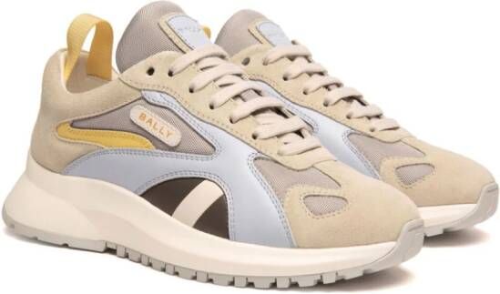 Bally Sneakers met colourblocking Beige