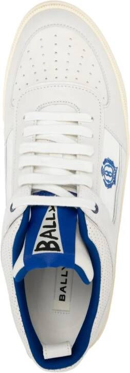 Bally Sneakers met geborduurd logo Wit