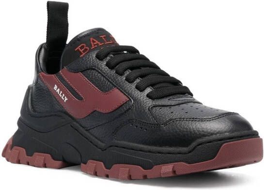 Bally Sneakers met geborduurd logo Zwart