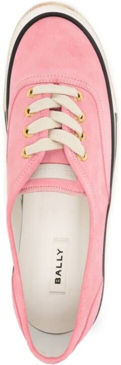 Bally Sneakers met gestreepte afwerking Roze