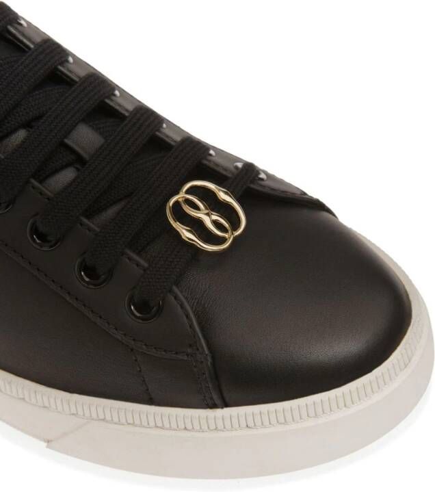 Bally Sneakers met logoplakkaat Zwart