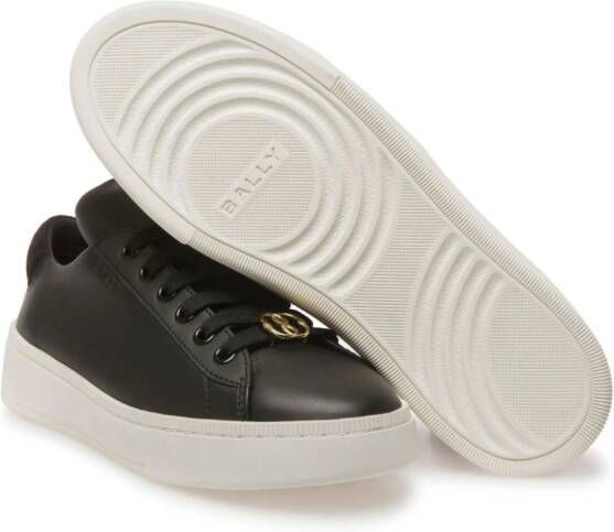 Bally Sneakers met logoplakkaat Zwart