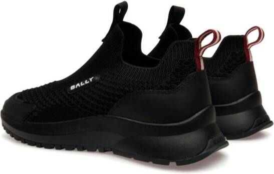 Bally Sneakers met logoplakkaat Zwart