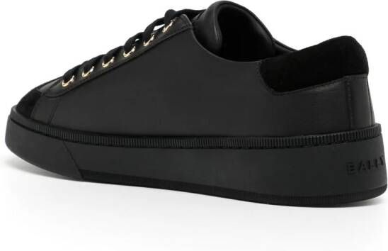 Bally Sneakers met pythonprint Zwart