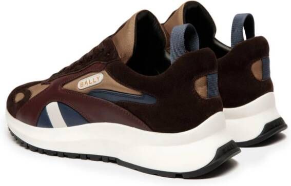 Bally Sneakers met vlakken Bruin