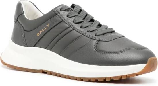 Bally Sneakers met vlakken en logoprint Grijs