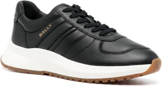 Bally Sneakers met vlakken en logoprint Zwart