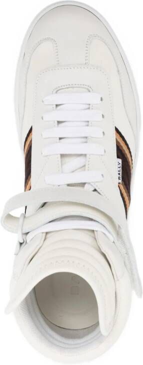 Bally Sneakers met zijstreep Wit