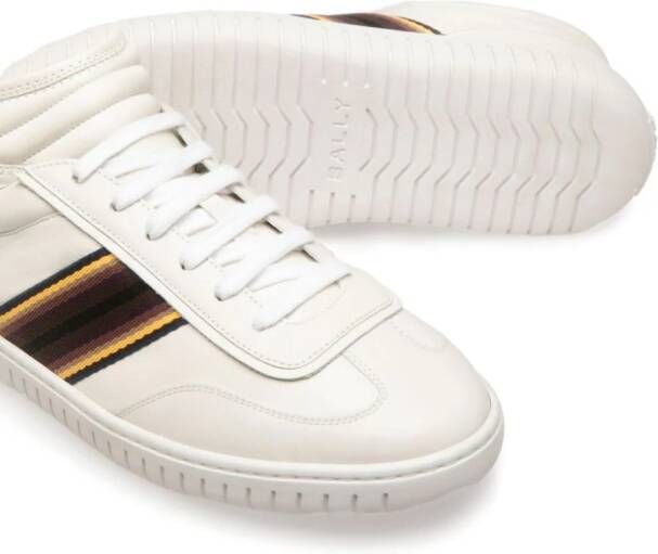 Bally Sneakers met zijstreep Wit