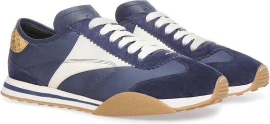 Bally Sneakers met suède vlak Paars