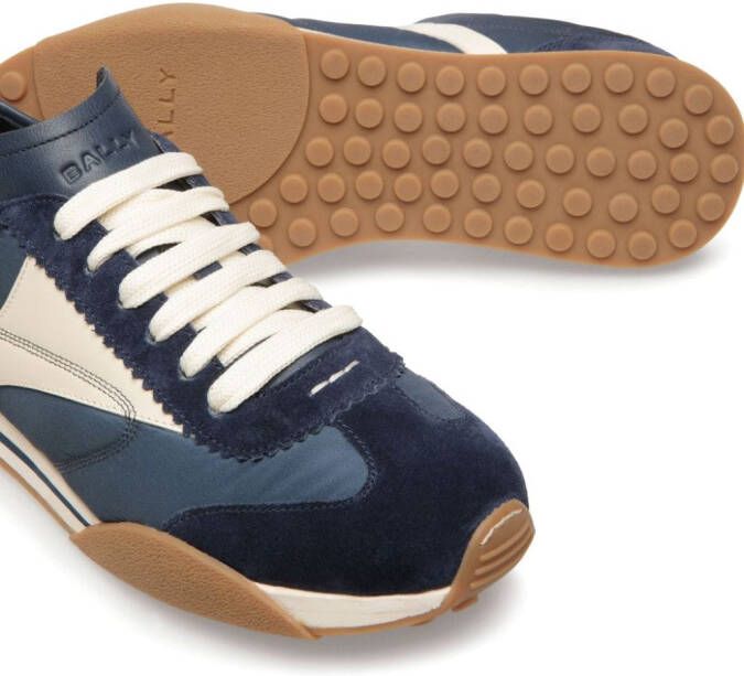 Bally Sneakers met suède vlak Paars