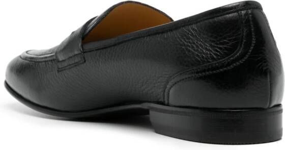 Bally Suisse leren loafers Zwart