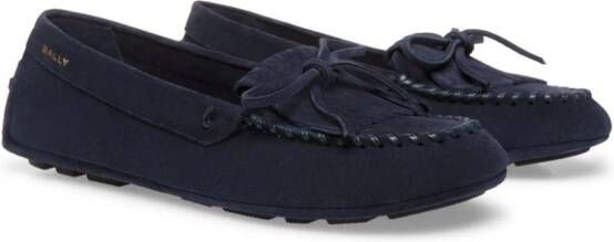 Bally Suède loafers Blauw