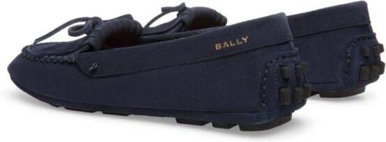 Bally Suède loafers Blauw