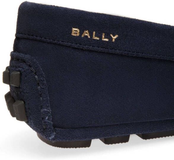 Bally Suède loafers Blauw