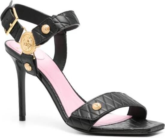 Balmain Leren sandalen Zwart