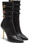 Balmain Alma leren enkellaarzen Black Dames - Thumbnail 2