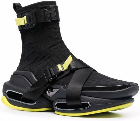 Balmain B-Bold high-top sneakers Zwart