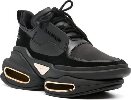 Balmain B-Bold leren sneakers Zwart