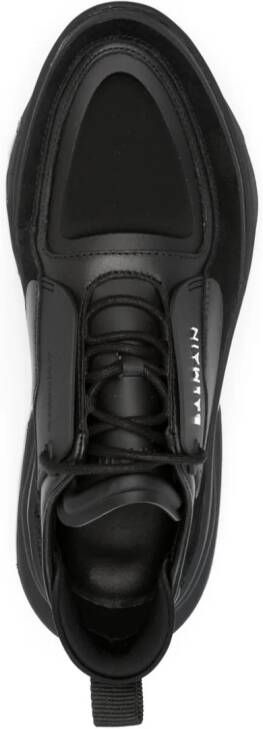 Balmain B-Bold sneakers met logo Zwart