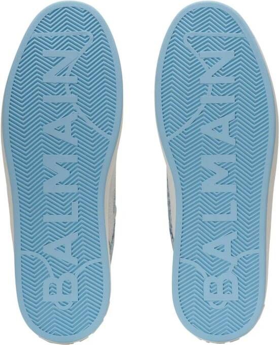Balmain B-Court denim sneakers Blauw