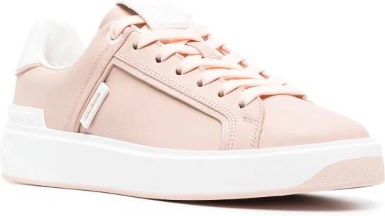 Balmain B-Court leren sneakers Roze