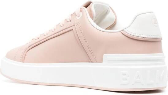 Balmain B-Court leren sneakers Roze