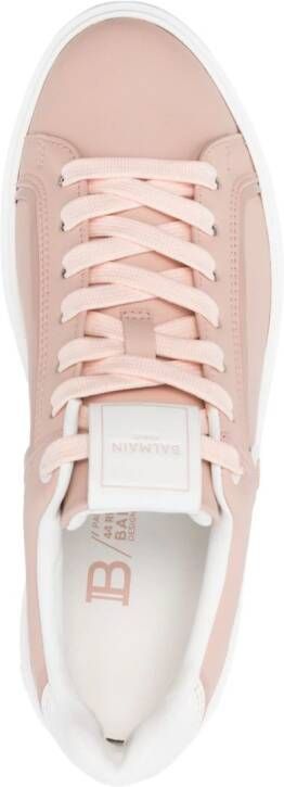 Balmain B-Court leren sneakers Roze