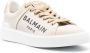 Balmain logo print canvas B-Court sneakers Beige Dames - Thumbnail 7