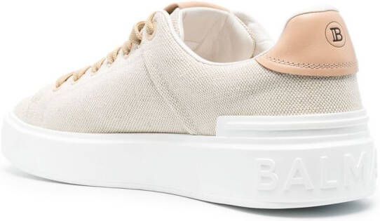 Balmain B-Court low-top sneakers Beige