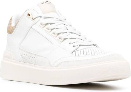 Balmain B-Court mid-top sneakers Wit