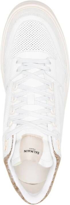 Balmain B-Court mid-top sneakers Wit