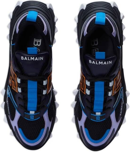 Balmain B-East mesh sneakers Zwart