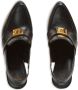 Balmain Mocassin met plateauzool Bonnie van leer en hout Black Dames - Thumbnail 6