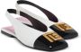 Balmain Eden leren ballerina's Zwart - Thumbnail 2