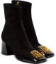 Balmain Edna suède laarzen Zwart - Thumbnail 2