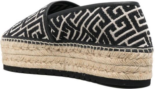 Balmain Espadrilles met plateauzool Zwart