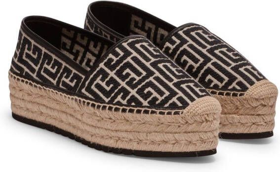 Balmain Espadrilles Zwart