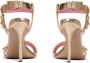 Balmain Eva leren sandalen Goud - Thumbnail 3
