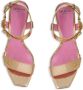 Balmain Eva leren sandalen Goud - Thumbnail 4