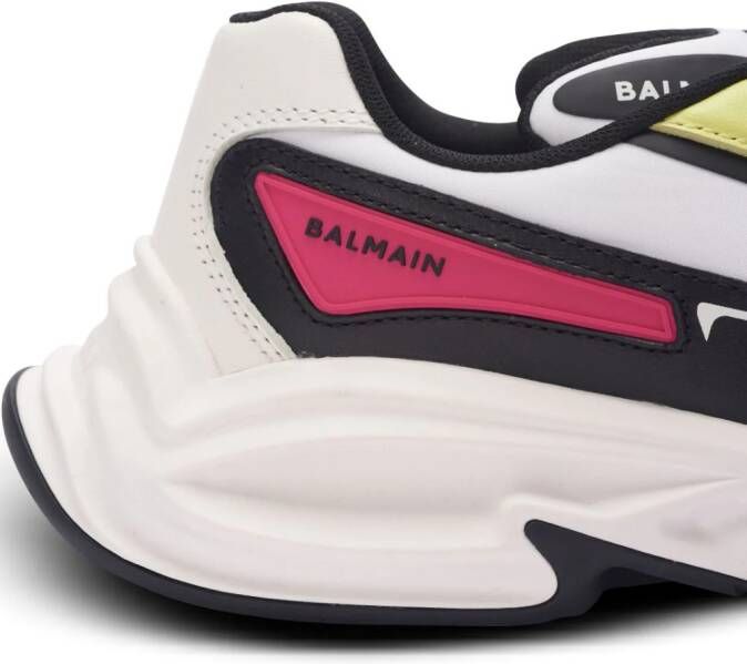 Balmain Flow leren sneakers Wit