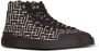 Balmain Monogram jacquard B-Court high-top sneakers Zwart Heren - Thumbnail 8