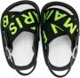 Balmain Kids Sandalen met logo jacquard Zwart - Thumbnail 3