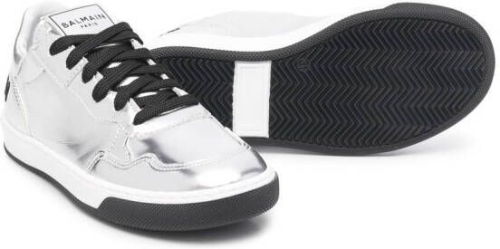 Balmain Kids Low-top sneakers Zilver